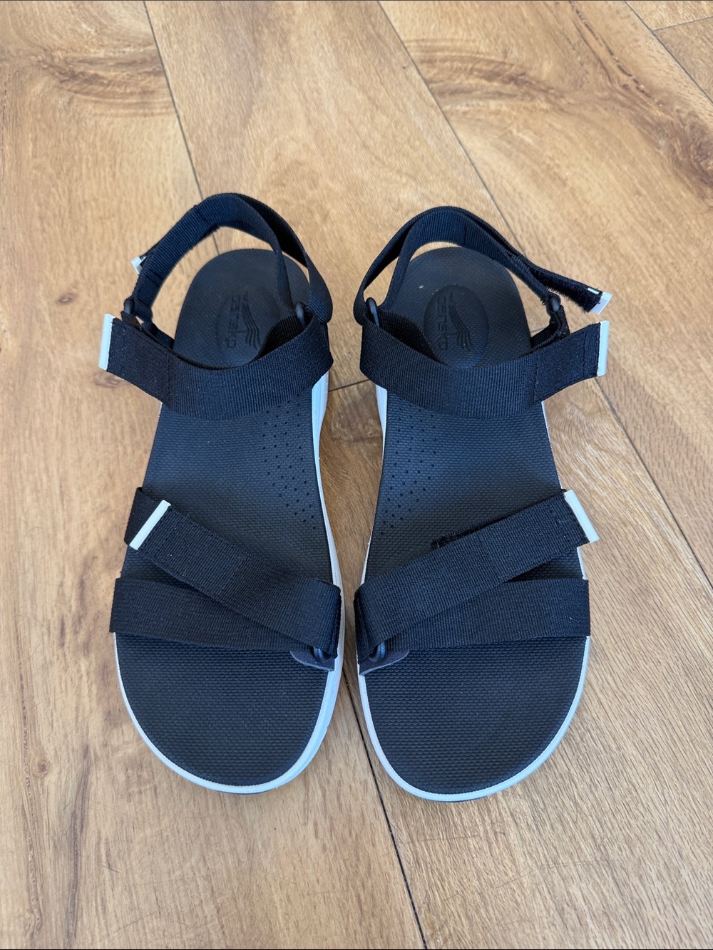 Dansko Black Strappy Sport Sandals